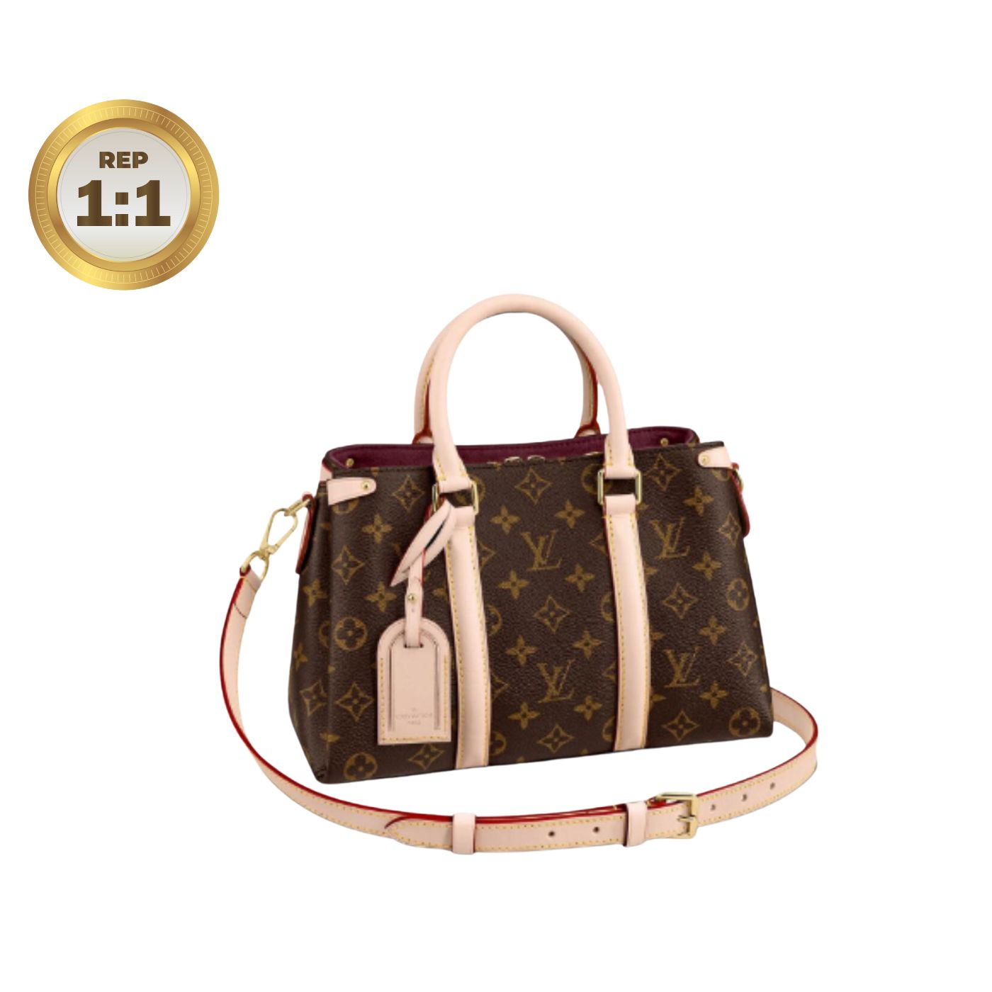 [REP 1:1] Louis Vuitton Open BB Bag Brown For Women 27cm